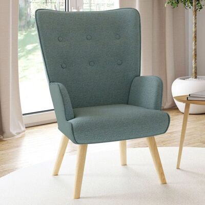 Idmarket Ivar Sillón escandinavo verde eucalipto Idmarket Ivar Sillón escandinavo verde eucalipto
