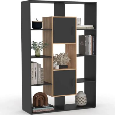 Idmarket - COLETTE - Effet bois - Bookcase Idmarket - COLETTE - Effet bois - Bookcase