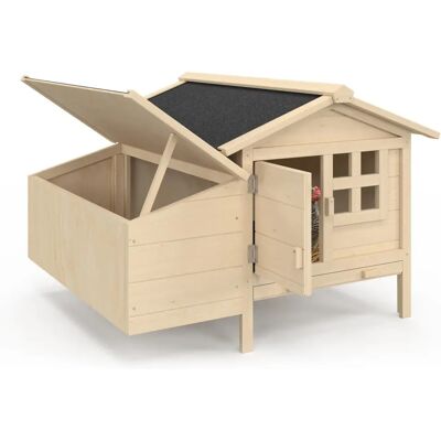 Idmarket Zancudo XXL Poulailler - Durable, Surélevé, avec Nid Idmarket Zancudo XXL Poulailler - Durable, Surélevé, avec Nid