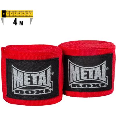 METAL BOXE Wielobarwne bawełniane pasy bokserskie - 4 m METAL BOXE Wielobarwne bawełniane pasy bokserskie - 4 m