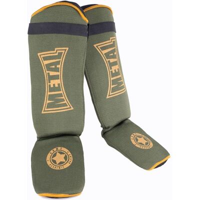 Ochraniacze na piszczele METAL BOXE Militarne z pianką EVA - Sprzęt bokserski Ochraniacze na piszczele METAL BOXE Militarne z pianką EVA - Sprzęt bokserski
