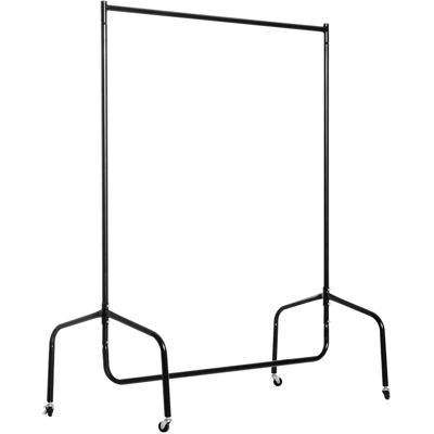 HOMCOM Portant tringle à vêtements en acier - 120x60x170cm - Noir - Portant à vêtements - Publicité HOMCOM Portant tringle à vêtements en acier - 120x60x170cm - Noir - Portant à vêtements - Publicité