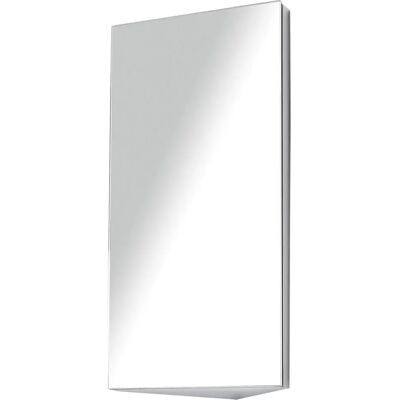 HOMCOM Wandspiegelschrank Badezimmer - Edelstahl - 30L x 18,4W x 60H cm HOMCOM Wandspiegelschrank Badezimmer - Edelstahl - 30L x 18,4W x 60H cm