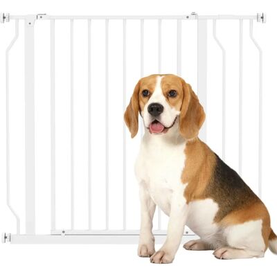 PawHut Barrière pour Animaux Ajustable - Double Verrouillage, Sans Perçage, Acier & ABS - Publicité PawHut Barrière pour Animaux Ajustable - Double Verrouillage, Sans Perçage, Acier & ABS - Publicité