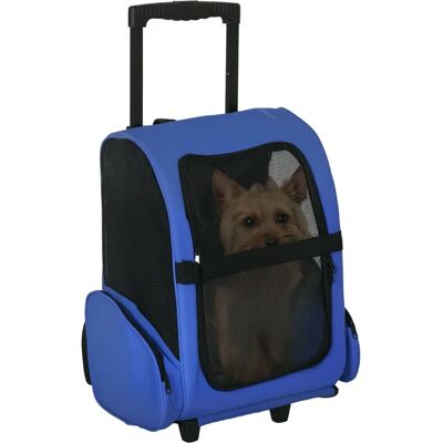 PawHut sac à dos et trolley 2 en 1 pour animaux PawHut sac à dos et trolley 2 en 1 pour animaux