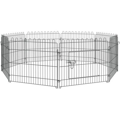 PawHut Enclos pour Animaux - 180cm/158cm - Noir - Publicité PawHut Enclos pour Animaux - 180cm/158cm - Noir - Publicité
