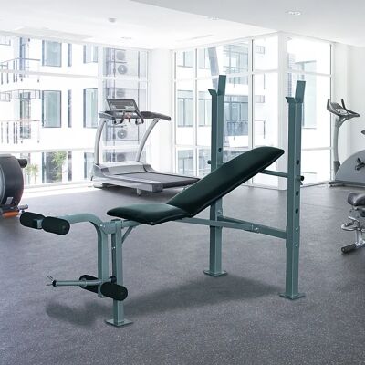 Banc de musculation HOMCOM réglable - Équipement de fitness pour entraînement complet - Publicité Banc de musculation HOMCOM réglable - Équipement de fitness pour entraînement complet - Publicité