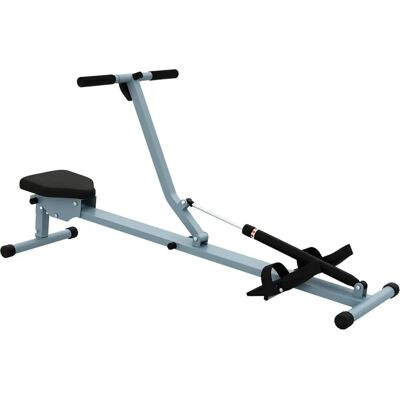 Homcom Rameur - Gris & Noir - Appareil de Fitness - Publicité Homcom Rameur - Gris & Noir - Appareil de Fitness - Publicité