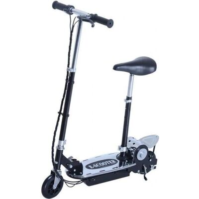 Trottinette électrique pliable HOMCOM 120 W pour enfants - Noir - 10 km/h max - Publicité Trottinette électrique pliable HOMCOM 120 W pour enfants - Noir - 10 km/h max - Publicité