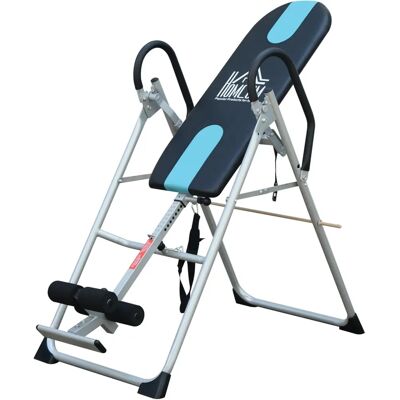 Homcom Table d'inversion pliable avec ceinture de sécurité - Équipement d'exercice - Publicité Homcom Table d'inversion pliable avec ceinture de sécurité - Équipement d'exercice - Publicité
