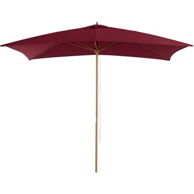 Parasole rectangulaire en bambou Outsunny - 2.95x2x2.55m - Publicité Parasole rectangulaire en bambou Outsunny - 2.95x2x2.55m - Publicité