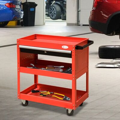 DURHAND - Chariot d’Outils - Red - Steel - Tool trolley - Publicité DURHAND - Chariot d’Outils - Red - Steel - Tool trolley - Publicité