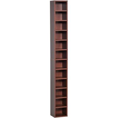 HOMCOM Rangement compact pour CD - 12 compartiments - 204 CDs - Publicité HOMCOM Rangement compact pour CD - 12 compartiments - 204 CDs - Publicité