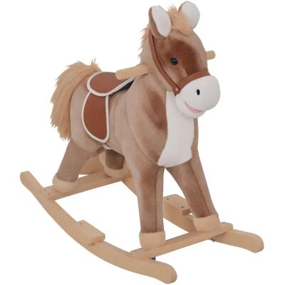 Cheval à Bascule en Bois HOMCOM - Style Western, Sûr et Doux, 74cm - Publicité Cheval à Bascule en Bois HOMCOM - Style Western, Sûr et Doux, 74cm - Publicité