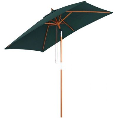 Parasol rectangulaire inclinable en bambou - Jardin, balcon, 2x1.5x2.3 m - Publicité Parasol rectangulaire inclinable en bambou - Jardin, balcon, 2x1.5x2.3 m - Publicité