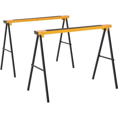 Homcom Opvouwbare Zaagbokken - Ondersteunt tot 250 Kg Homcom Opvouwbare Zaagbokken - Ondersteunt tot 250 Kg