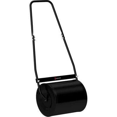Outsunny Stahl-Gartenwalze - Ergonomischer Griff, 30L/46L Ballast - Gartengerät Outsunny Stahl-Gartenwalze - Ergonomischer Griff, 30L/46L Ballast - Gartengerät