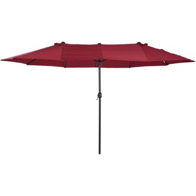 Parasole de jardin Outsunny XXL - Diamètre 2,7m - Protection UV & Pluie - Publicité Parasole de jardin Outsunny XXL - Diamètre 2,7m - Protection UV & Pluie - Publicité