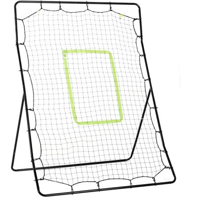 Filet de rebond Homcom pour baseball et football - Noir/Vert - Publicité Filet de rebond Homcom pour baseball et football - Noir/Vert - Publicité