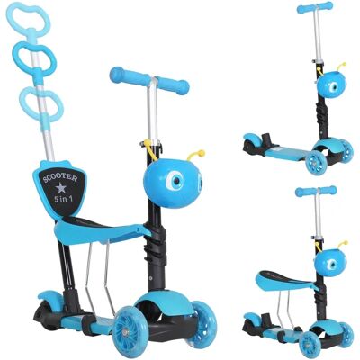 HOMCOM Scooter per Bambini 3-in-1 Blu - Regolabile HOMCOM Scooter per Bambini 3-in-1 Blu - Regolabile