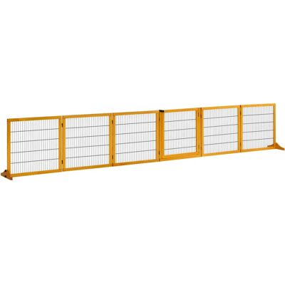 PawHut Barrière pour animaux - Enclos modulable et pliable pour chiens - Auto-stand, Porte verrouillable, Maille acier PawHut Barrière pour animaux - Enclos modulable et pliable pour chiens - Auto-stand, Porte verrouillable, Maille acier