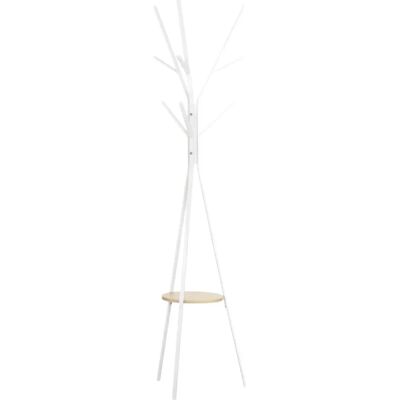 HOMCOM Porte-manteau - Design branche avec 9 crochets - Métal & MDF - 45x45x180cm - Publicité HOMCOM Porte-manteau - Design branche avec 9 crochets - Métal & MDF - 45x45x180cm - Publicité