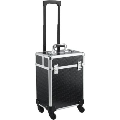 HOMCOM Valise maquillage compacte - Noir - Organisateur cosmétique - Publicité HOMCOM Valise maquillage compacte - Noir - Organisateur cosmétique - Publicité