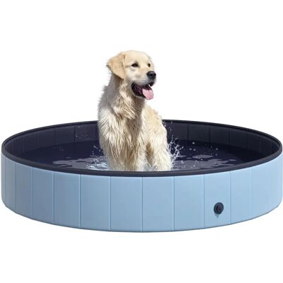PawHut Piscine pour Chien - PVC, Bleu, 160cm PawHut Piscine pour Chien - PVC, Bleu, 160cm