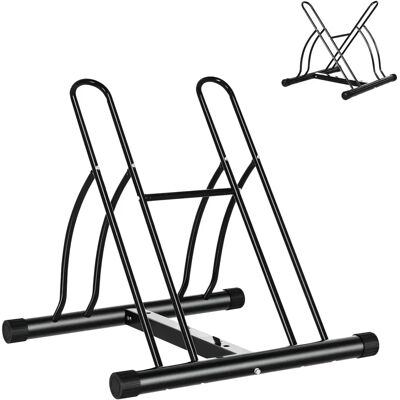 HOMCOM Porte-vélos - Support Modulaire 2 Vélos Compact - Publicité HOMCOM Porte-vélos - Support Modulaire 2 Vélos Compact - Publicité