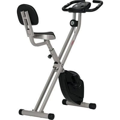 Vélo d'appartement pliable Homcom - Fréquence cardiaque, LCD, 8 niveaux - Publicité Vélo d'appartement pliable Homcom - Fréquence cardiaque, LCD, 8 niveaux - Publicité
