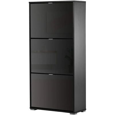 HOMCOM Meuble à Chaussures - 3 Portes, Style Contemporain, 18 Paires - Publicité HOMCOM Meuble à Chaussures - 3 Portes, Style Contemporain, 18 Paires - Publicité