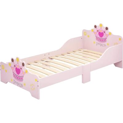 Letto bambina rosa principessa HOMCOM - Con sommier - EN71 Cert. Letto bambina rosa principessa HOMCOM - Con sommier - EN71 Cert.