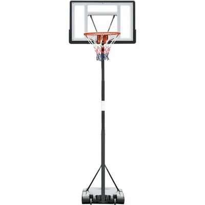 HOMCOM Panier de Basket - Hauteur réglable 2,55-3,05m avec Socle & Roulettes - Publicité HOMCOM Panier de Basket - Hauteur réglable 2,55-3,05m avec Socle & Roulettes - Publicité