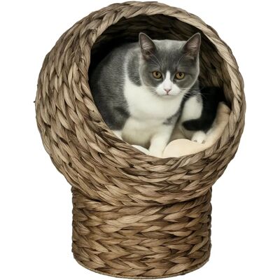 Lit pour Chat PawHut - Confort Rond et Cosy - Publicité Lit pour Chat PawHut - Confort Rond et Cosy - Publicité