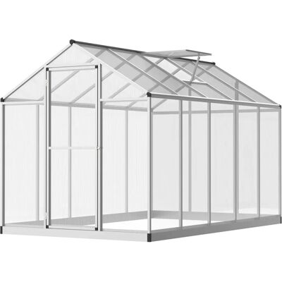Serre de jardin en aluminium et polycarbonate Outsunny - 5,5 m² - Publicité Serre de jardin en aluminium et polycarbonate Outsunny - 5,5 m² - Publicité