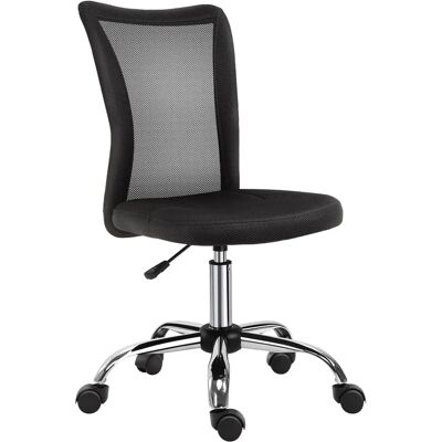 Chaise de Bureau Vinsetto - Hauteur Réglable, Pivotante 360°, Maille, Noir - Publicité Chaise de Bureau Vinsetto - Hauteur Réglable, Pivotante 360°, Maille, Noir - Publicité