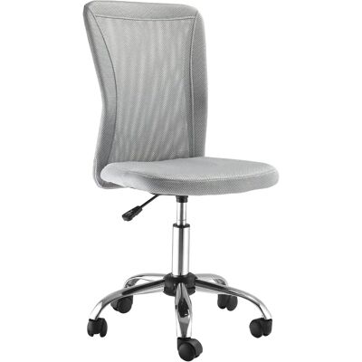 Chaise de Bureau Ergonomique Vinsetto - Hauteur Réglable, Tournevis 360°, Maille - Gris - Publicité Chaise de Bureau Ergonomique Vinsetto - Hauteur Réglable, Tournevis 360°, Maille - Gris - Publicité