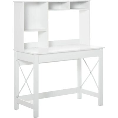 HOMCOM Bureau avec Rangement et Bibliothèque - Design en Bois Moderne - Publicité HOMCOM Bureau avec Rangement et Bibliothèque - Design en Bois Moderne - Publicité