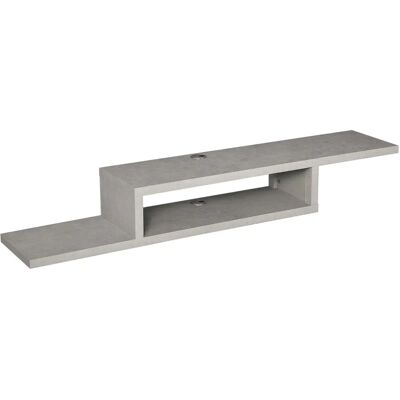 Mueble de TV de HOMCOM - Efecto cemento - Para 60" TV Mueble de TV de HOMCOM - Efecto cemento - Para 60" TV