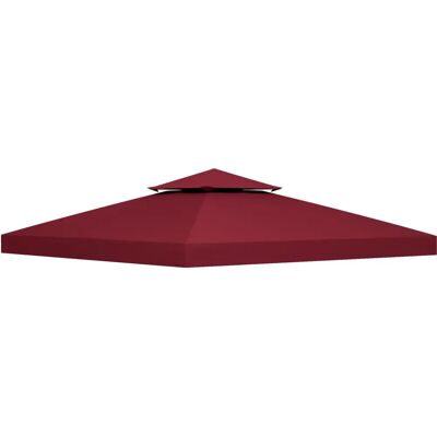Outsunny Bordeaux Parasol à Double Ventilation 3x3m - Publicité Outsunny Bordeaux Parasol à Double Ventilation 3x3m - Publicité