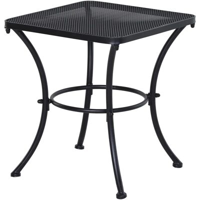 Table Bistro Carrée Outsunny - Métal Époxy 45x45x50 cm - Publicité Table Bistro Carrée Outsunny - Métal Époxy 45x45x50 cm - Publicité
