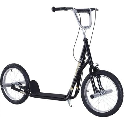 Homcom Scooter Freestyle Acier Roues Pneumatiques 41cm Guidon Réglable - Scooter - Publicité Homcom Scooter Freestyle Acier Roues Pneumatiques 41cm Guidon Réglable - Scooter - Publicité