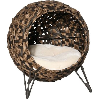 PawHut - D30-245V01 - 52x58 cm - Panier pour chat - Publicité PawHut - D30-245V01 - 52x58 cm - Panier pour chat - Publicité