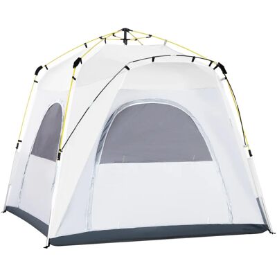 Tenda da campeggio familiare Outsunny - Pop-up impermeabile, 4 persone, 2m Tenda da campeggio familiare Outsunny - Pop-up impermeabile, 4 persone, 2m