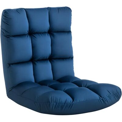 HOMCOM Azul Royal Sillón Convertibe - Reclinable Multiposiciones - Sillón HOMCOM Azul Royal Sillón Convertibe - Reclinable Multiposiciones - Sillón