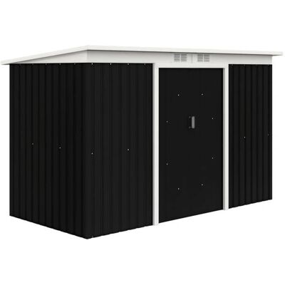 Abri de jardin en acier Outsunny avec portes verrouillables - 3,64m² - Publicité Abri de jardin en acier Outsunny avec portes verrouillables - 3,64m² - Publicité
