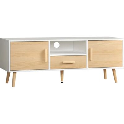 HOMCOM Mueble TV estilo escandinavo - hasta 46 pulgadas HOMCOM Mueble TV estilo escandinavo - hasta 46 pulgadas