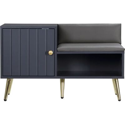 HOMCOM Schuhschrank - Moderner Art-Déco-Stil - Für 4 Paar Schuhe HOMCOM Schuhschrank - Moderner Art-Déco-Stil - Für 4 Paar Schuhe