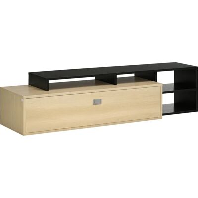HOMCOM TV-Möbel - Reversibles modernes Design - Für Fernseher bis 65 Zoll HOMCOM TV-Möbel - Reversibles modernes Design - Für Fernseher bis 65 Zoll