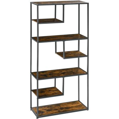 HOMCOM - Industrial Steel - 7-niveles - Bookcase HOMCOM - Industrial Steel - 7-niveles - Bookcase